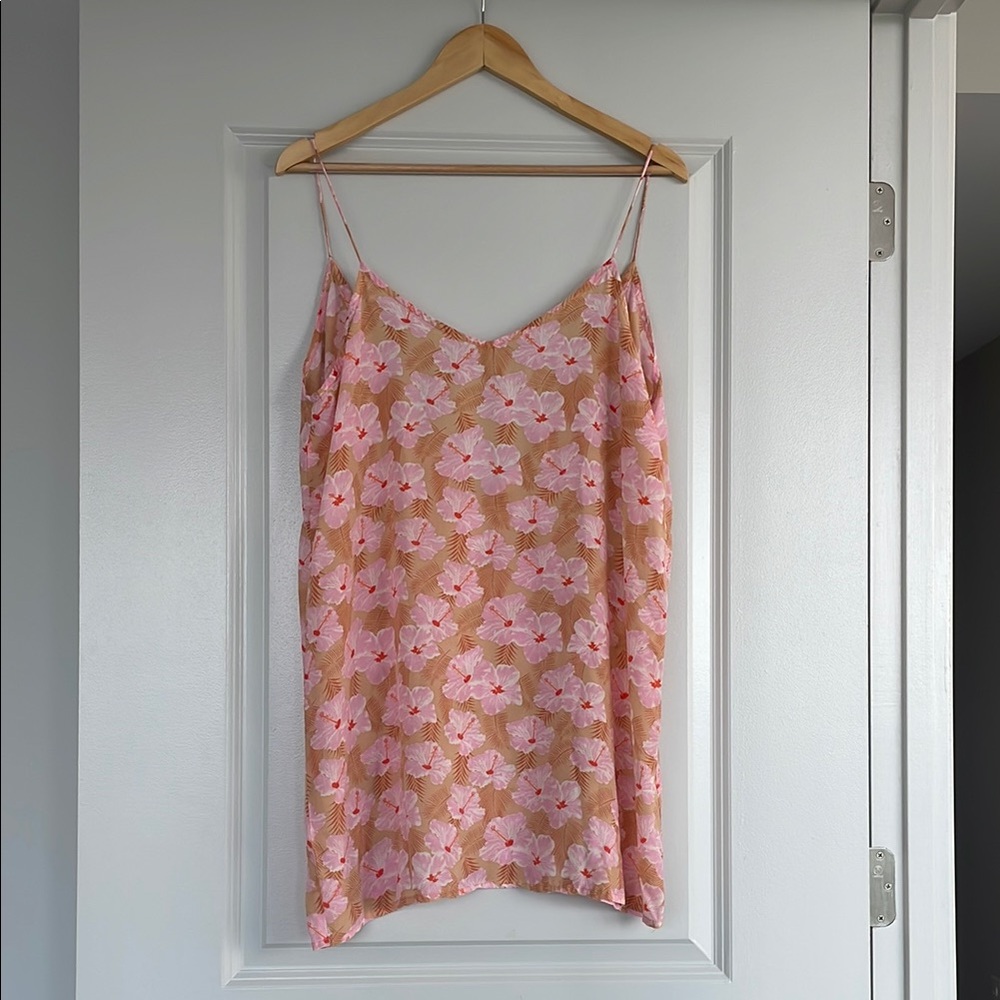 NWOT Acacia Silk Flores Dress